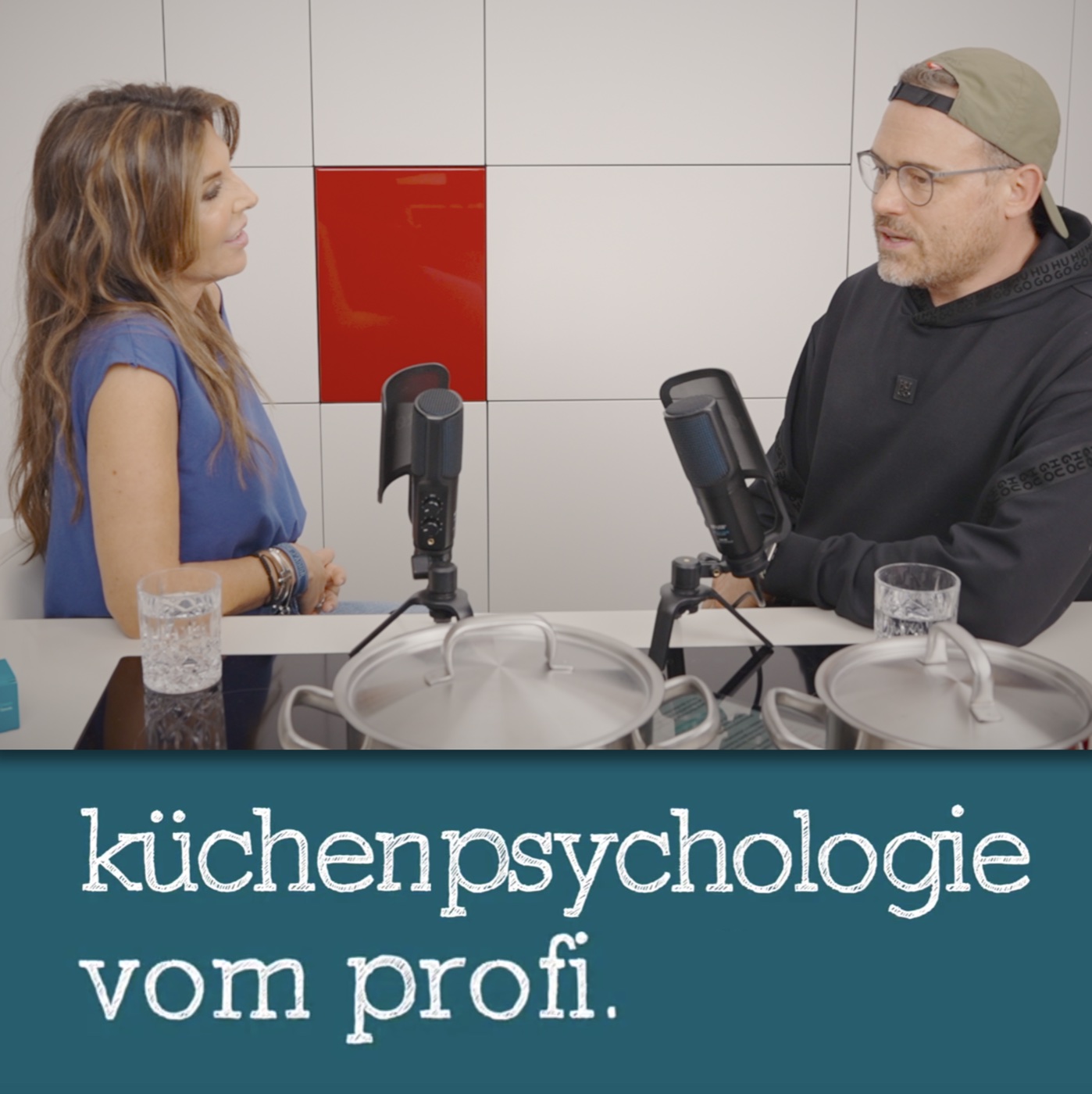 Podcastcover Küchenpsychologie vom Profi mit David Jäger und Stephania Lanzillotta